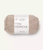 Tynn Merinoull 2650 Beigemelert