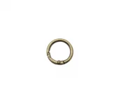 AC4107 Karabinring Ø19 mm Antikkgull 1368