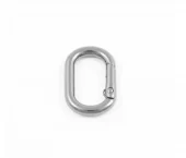 AC4042 Karabinring 31x20mm Sort 0690