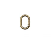 AC4106 Karabinring 22x12mm Antikkgull 1351