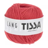 Tissa bomullsgarn - 0061 Rød