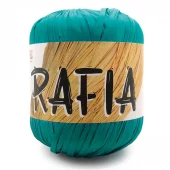 Rafia 997 Mørk Turkis