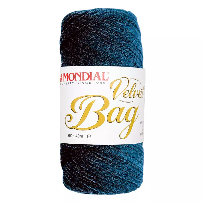Velvet Bag 321 Mellom blå