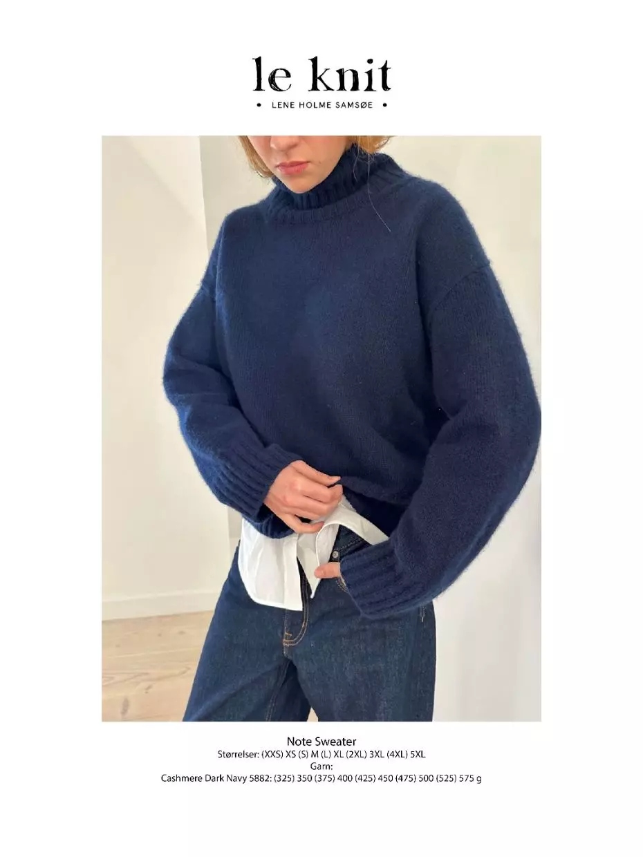 Le Knit Note Sweater