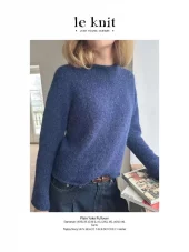 Le Knit Plain Yoke Pullover