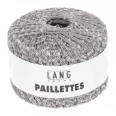 Paillettes 0023 Mørk Sølv