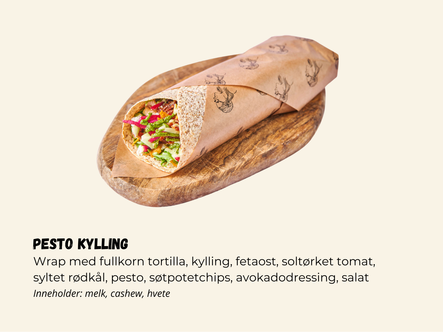Wrap Pesto Kylling