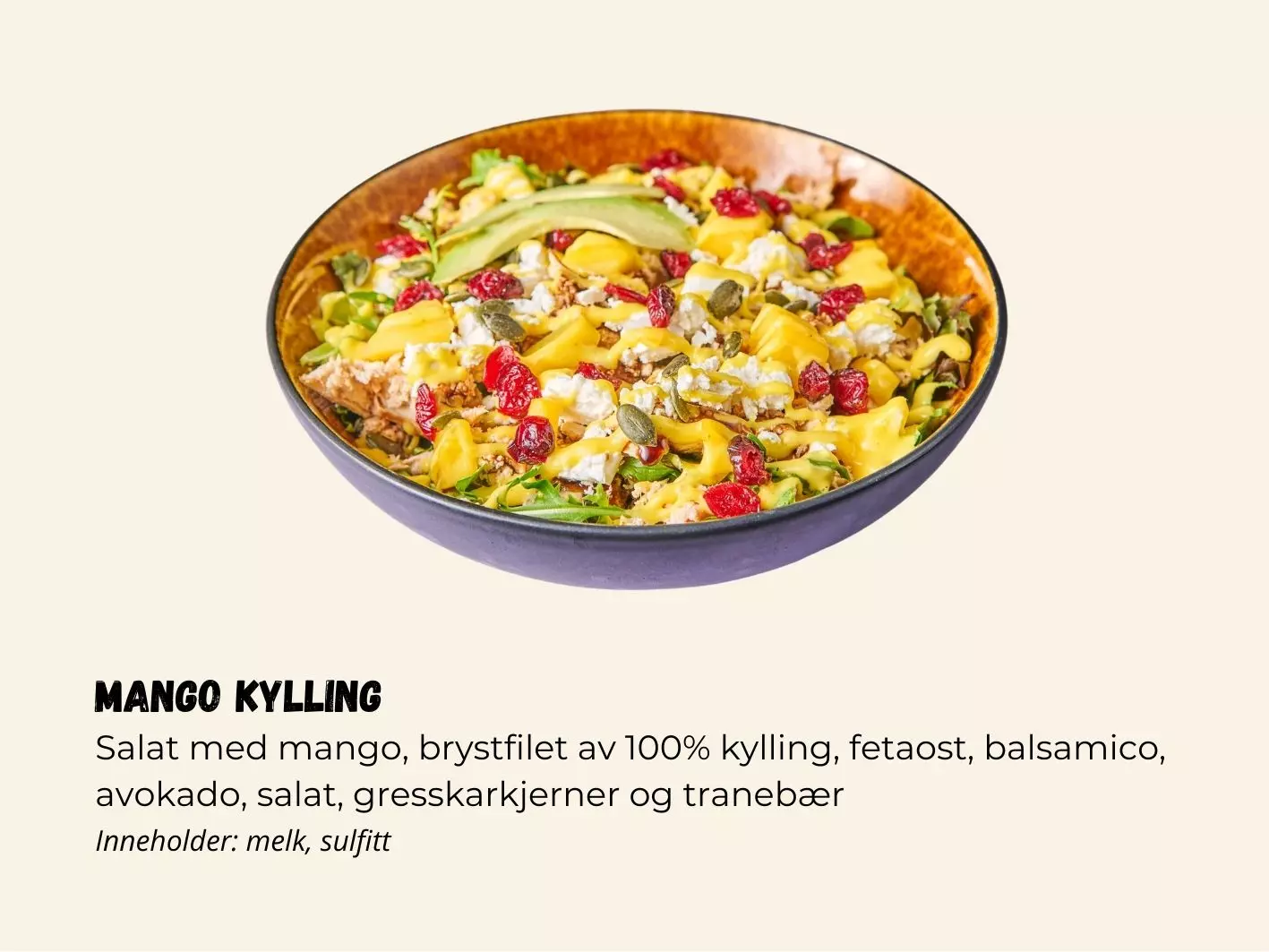 Salat Mango Kylling