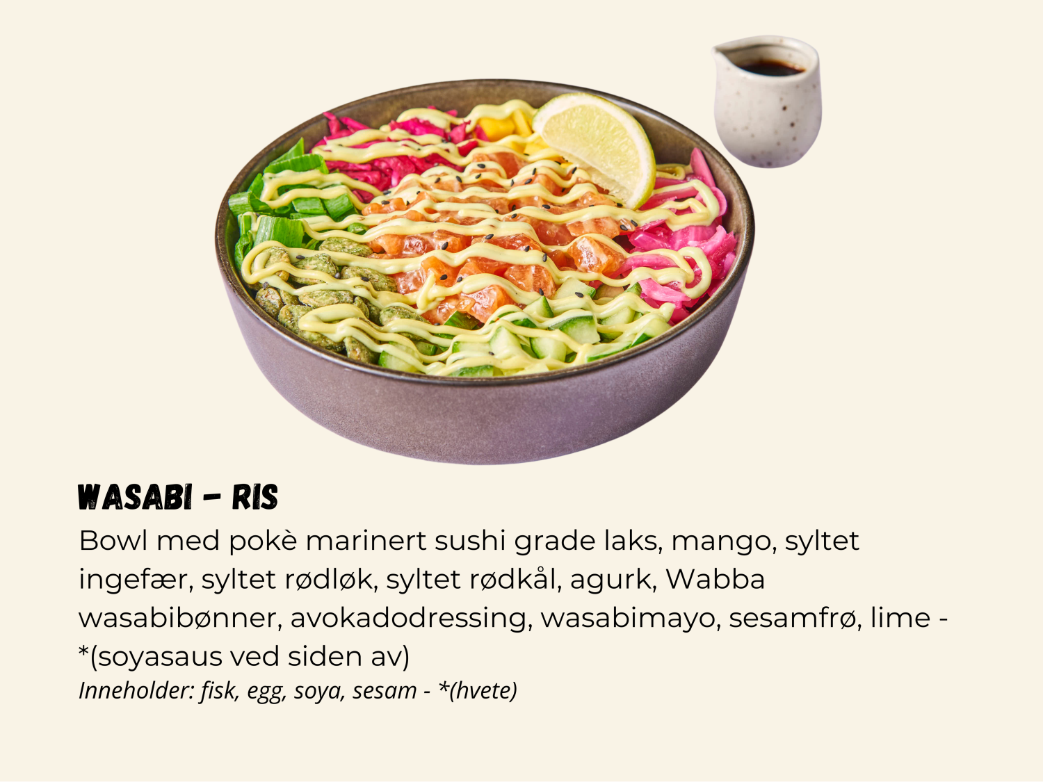 Poke Bowl Wasabi - Ris