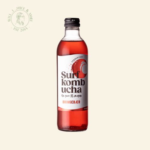 Kombucha Bringebær