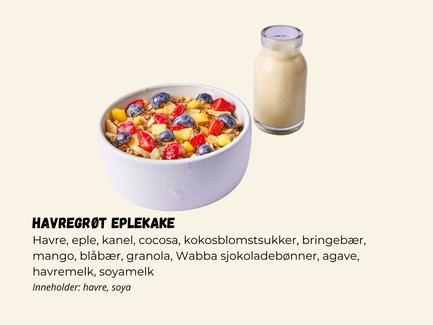 Havregrøt Eplekake