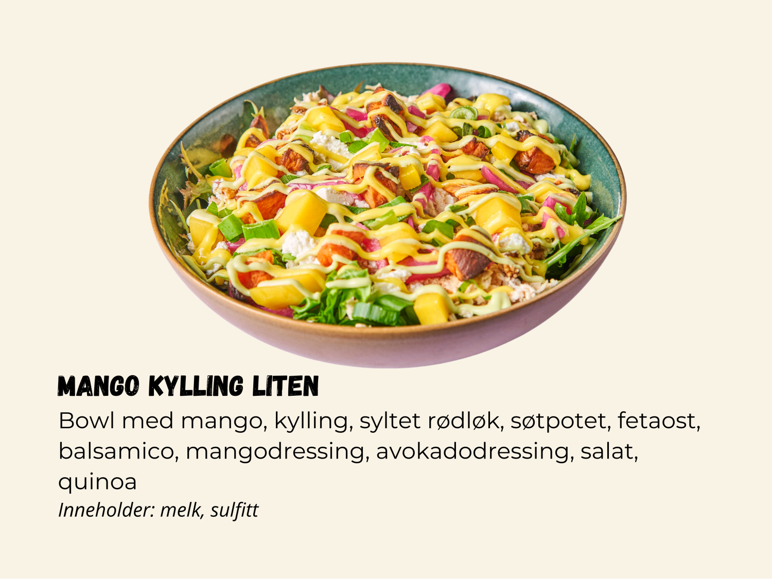 Quinoabowl Mango Kylling - LITEN