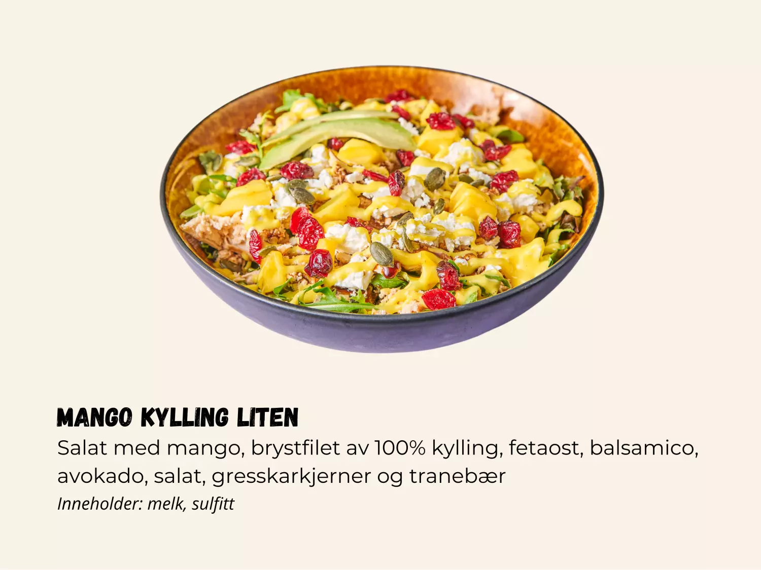 Salat Mango Kylling - LITEN