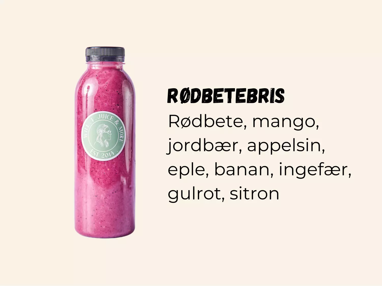 Rødbetebris 250ml flaske