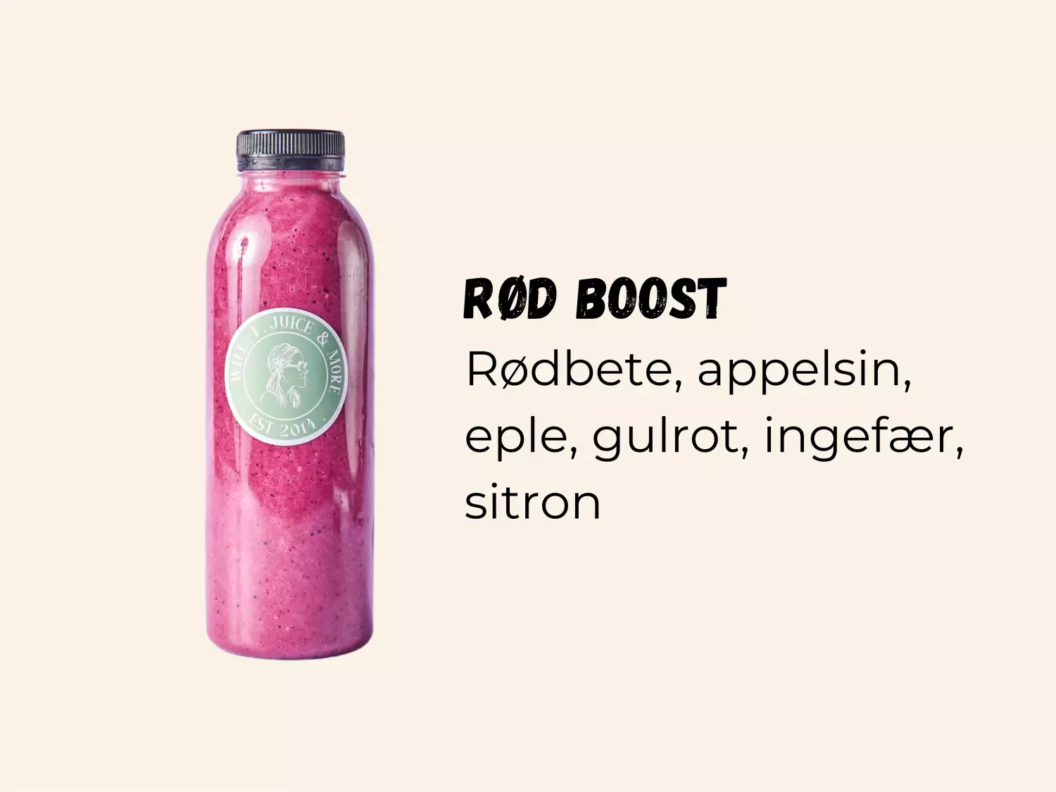Rød Boost 250ml flaske