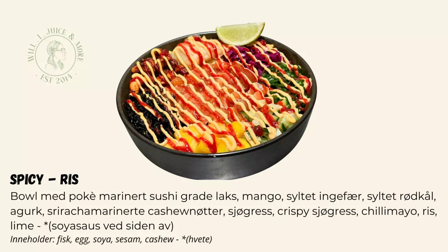 Poké - Spicy - Ris