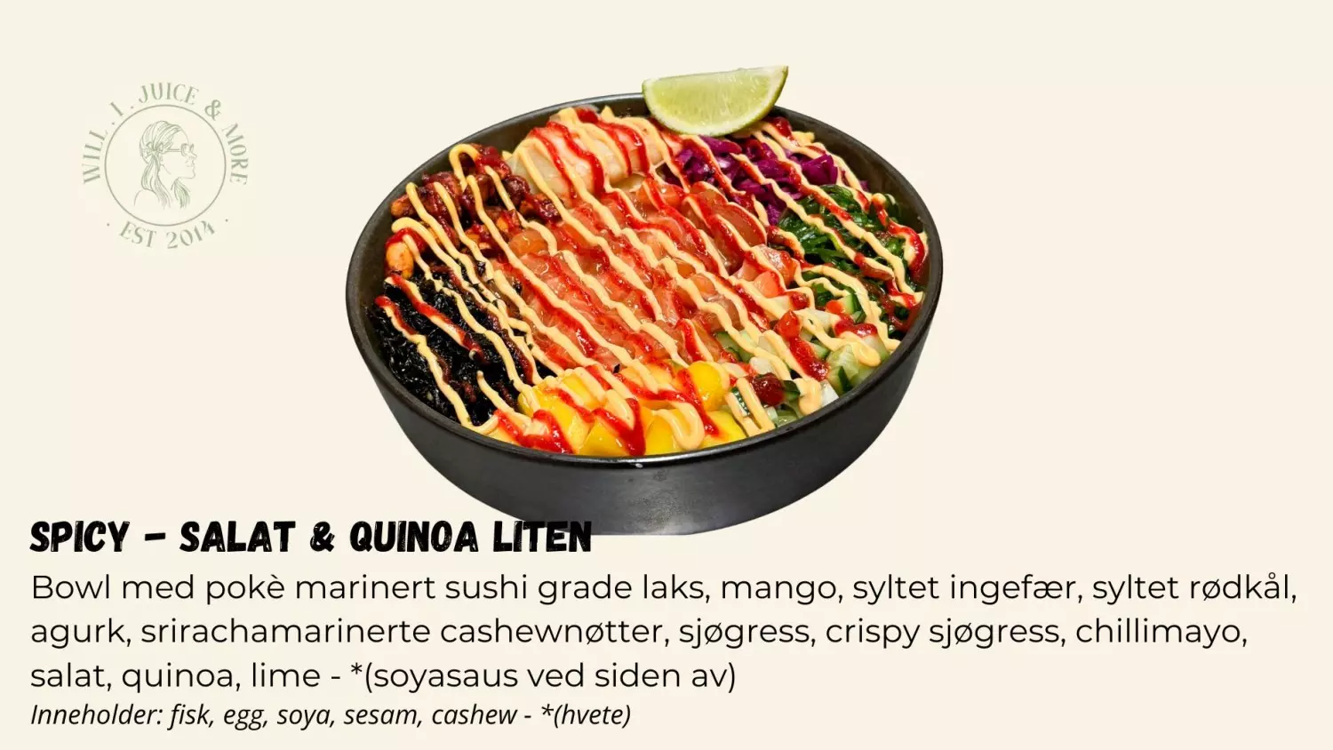Poké - Spicy - Salat & Quinoa - Liten