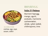 Pokébowl - Høyrygg - Salat & Quinoa - Liten