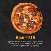 Kjøtt Pizza