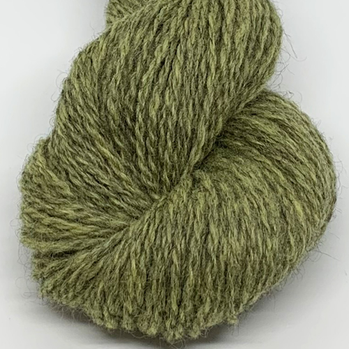 Hillesvåg Blåne Pelsullgarn 2142 Støvet Lys Lime