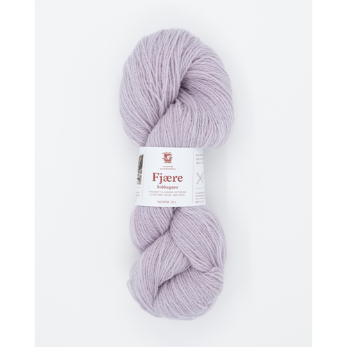 Hillesvåg Fjære sokkegarn 6562 Lys lilla