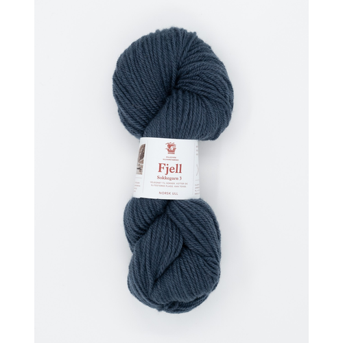 Hillesvåg Fjell sokkegarn 514 blågrå