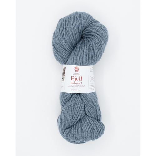 Hillesvåg Fjell sokkegarn 545 Lys blågrå