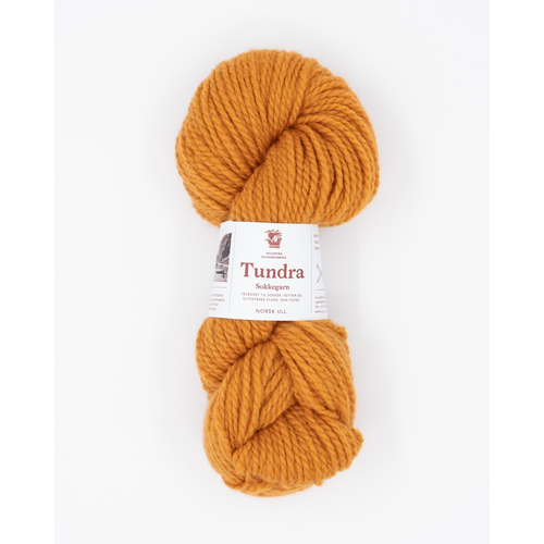 Hillesvåg Tundra sokkegarn 574 Lys rustorange