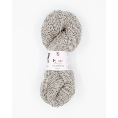 Hillesvåg Fjære sokkegarn 6584 Melert lys brun