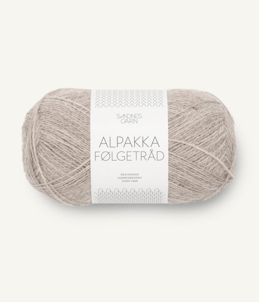 Sandnes Alpakka Følgetråd 2650 Lys beigemelert