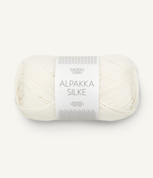 Sandnes Alpakka Silke 1002 Hvit