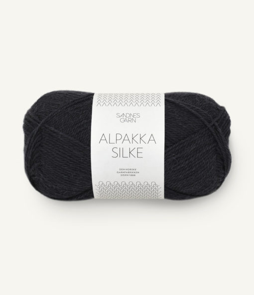 Sandnes Alpakka Silke 1099 Sort