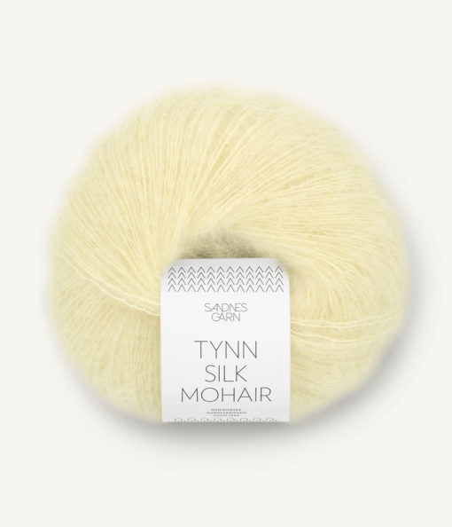 Sandnes Tynn Silk Mohair 2101 Lys Gul UTGÅTT