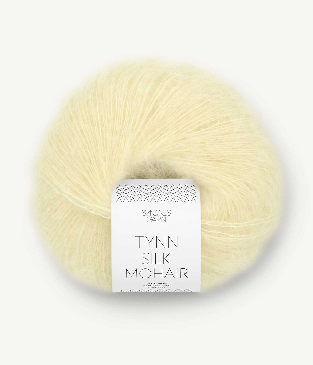 Sandnes Tynn Silk Mohair 2101 Lys Gul UTGÅTT