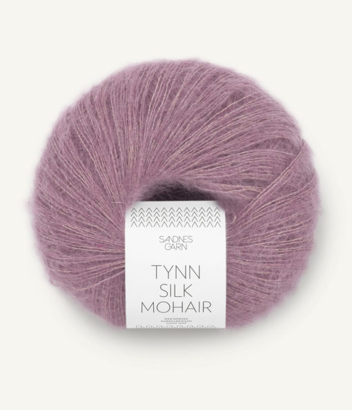 Sandnes Tynn Silk Mohair 4632 Rosa lavendel UTGÅTT