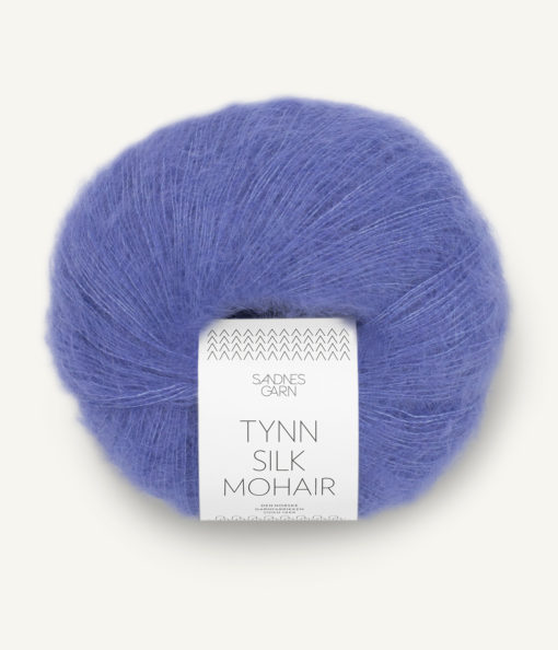 Sandnes Tynn Silk Mohair 5535 Blå Iris UTGÅTT