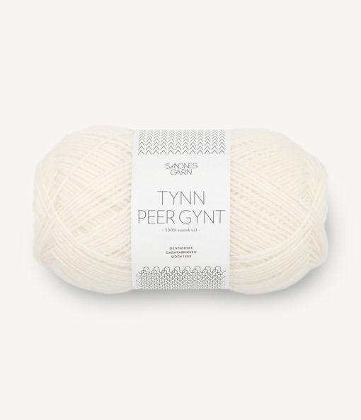 Sandnes Tynn Peer Gynt 1002 Hvit