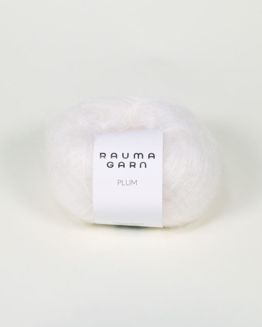 Rauma PLUM mohair 0003 Naturhvit