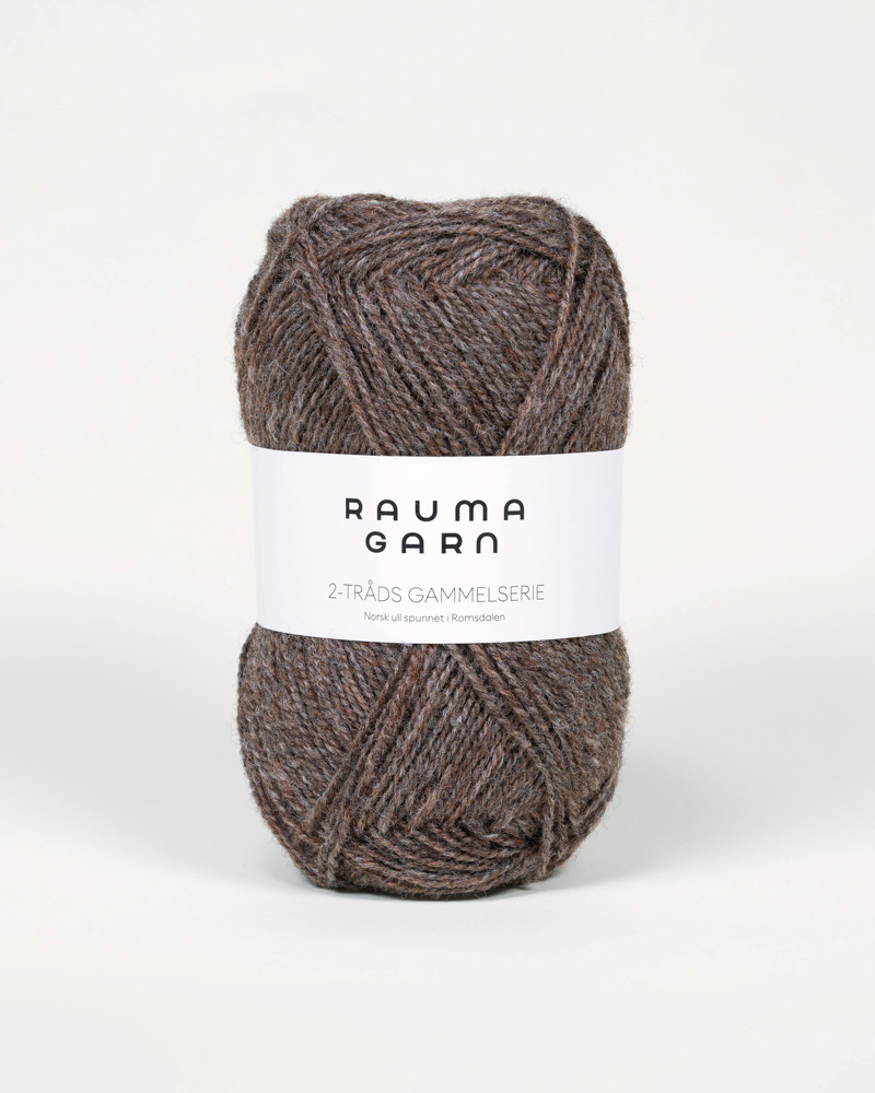 Rauma 2-TR. Gammelserie 0411 Brun Melert