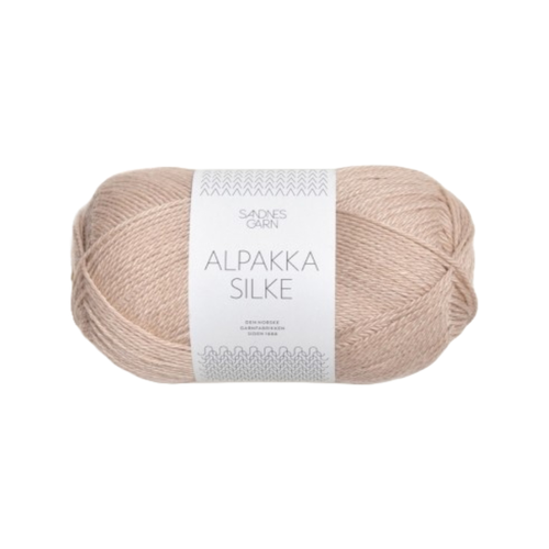 Sandnes Alpakka Silke 3021 Lys Beige UTGÅTT