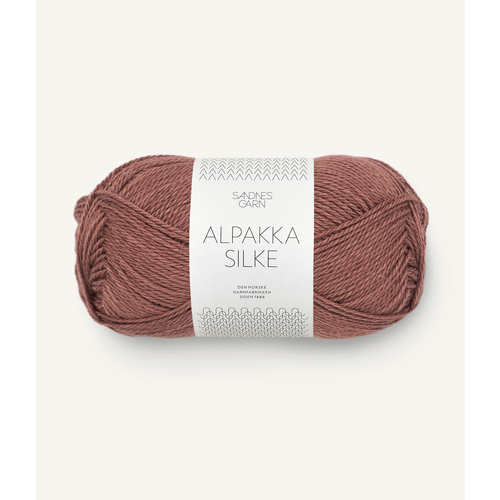 Sandnes Alpakka Silke 4043 Plommerosa UTGÅTT