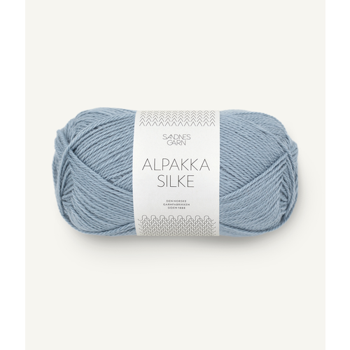 Sandnes Alpakka Silke 6041 Støvet Blå