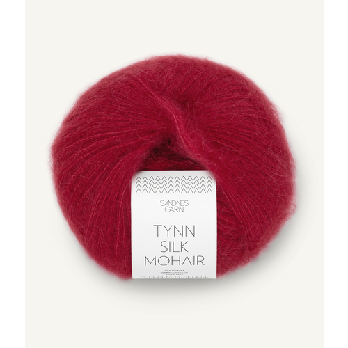 Sandnes Tynn Silk Mohair 4236 Dyp Rød