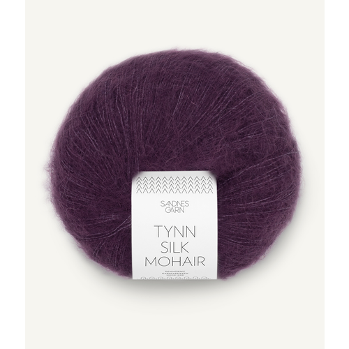 Sandnes Tynn Silk Mohair 4672 Bjørnebærsaft