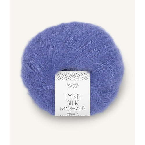 Sandnes Tynn Silk Mohair 5535 Blå Iris UTGÅTT