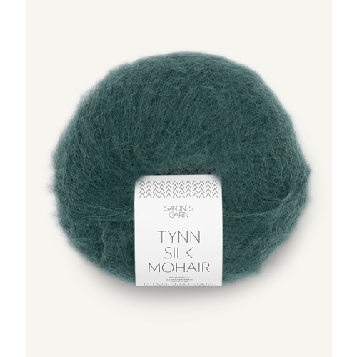 Sandnes Tynn Silk Mohair 7281 Dyp Petrol UTGÅTT