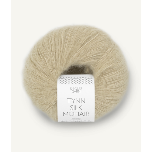 Sandnes Tynn Silk Mohair 9822  Lys Chinos Grønn UTGÅTT
