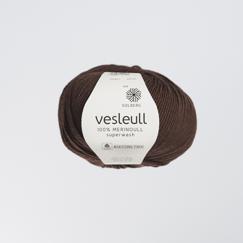 Solberg Vesleull 3484 Sjokoladebrun