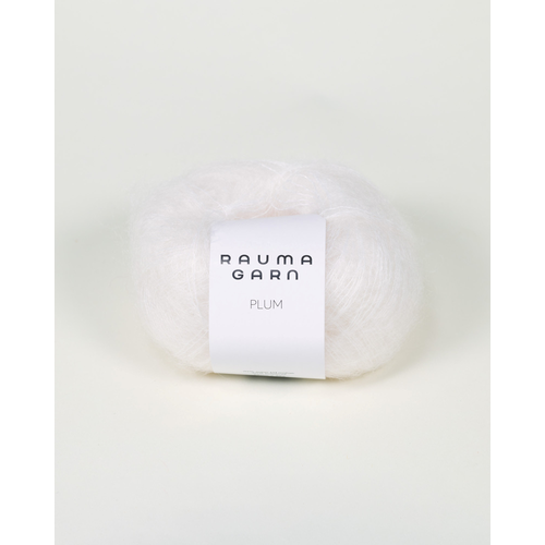 Rauma PLUM mohair 0003 Naturhvit