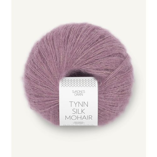 Sandnes Tynn Silk Mohair 4632 Rosa lavendel UTGÅTT